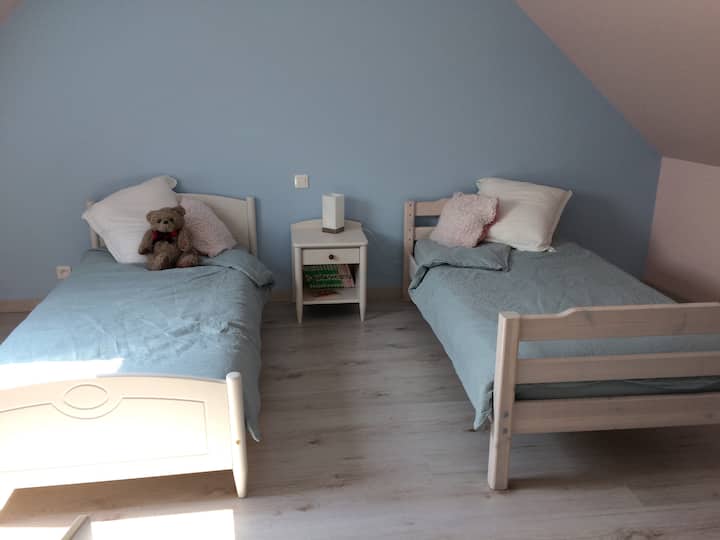 חדר ילדים/ בני נוער / מבוגרים 
 2 מיטות יחיד