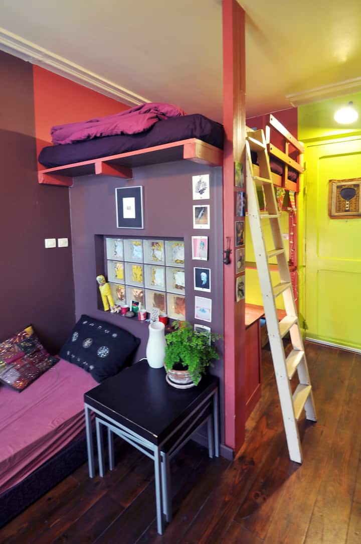 Nice studio in Jourdain's village Apartments for Rent in Paris, Ile