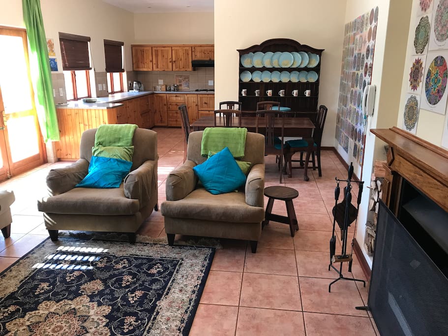 Lounge, Dining and Kitchen