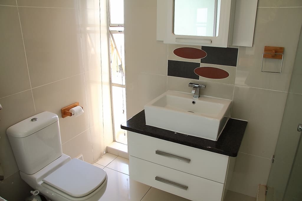 En suite bathroom