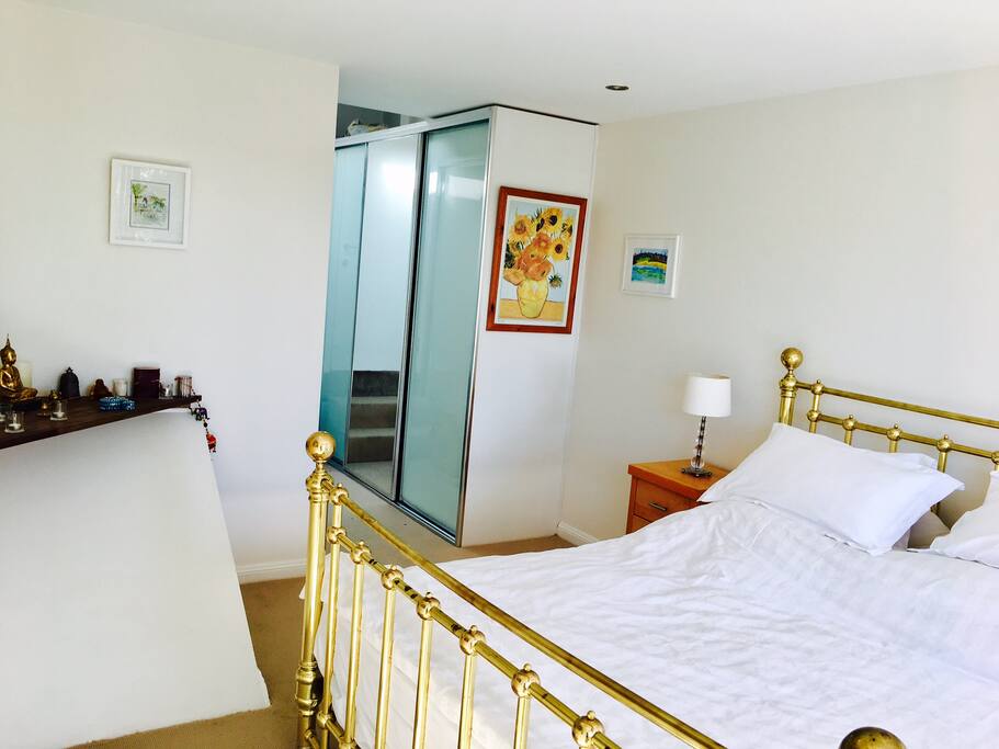 Master bedroom interior.