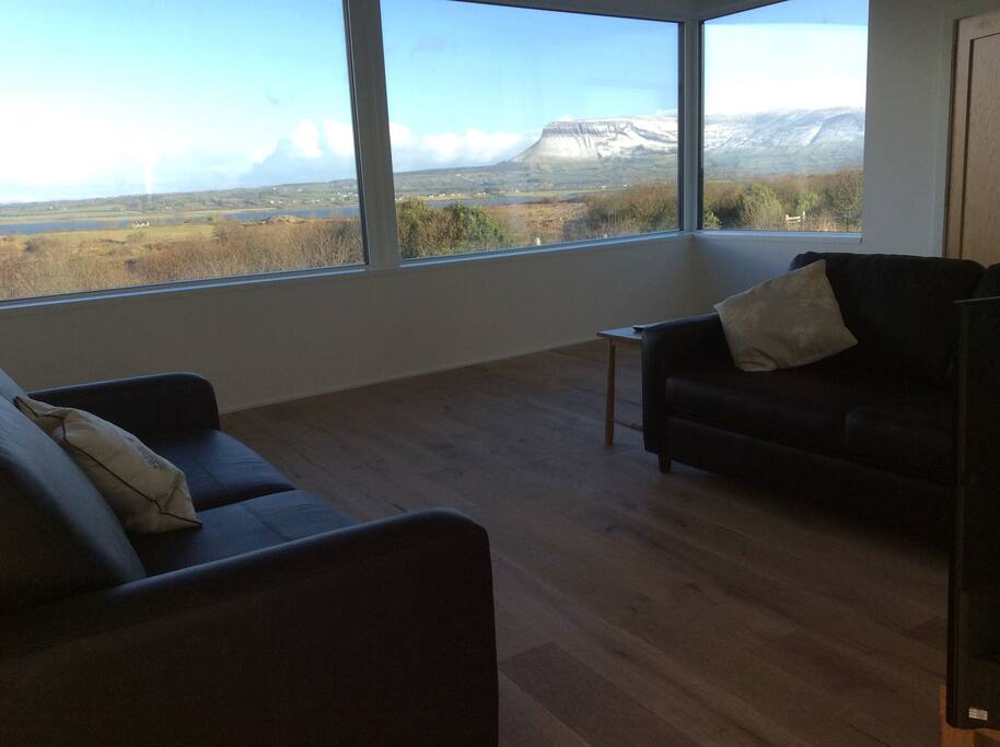 Winter view from the common living space
