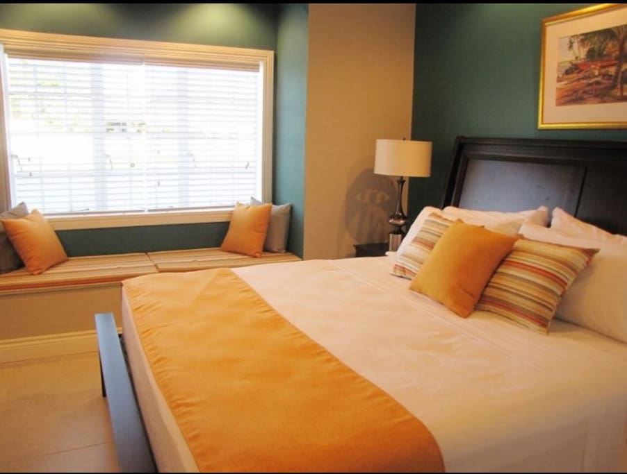 Master Bedroom. Imagine yourself relaxing, reading or napping on the window seat.