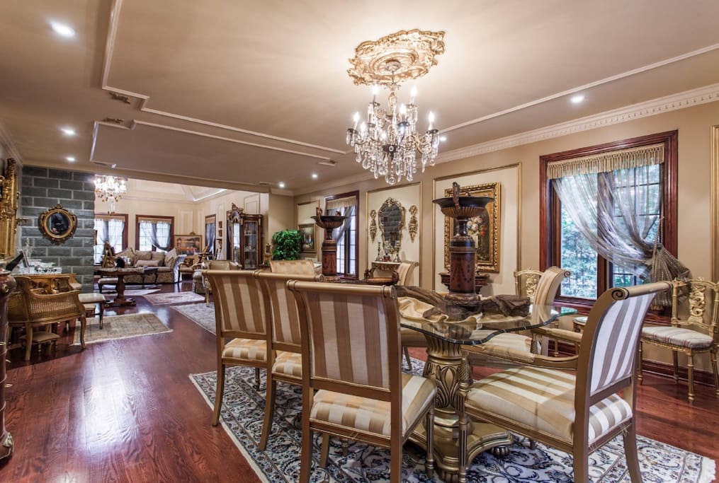 Main Living and dining rooms