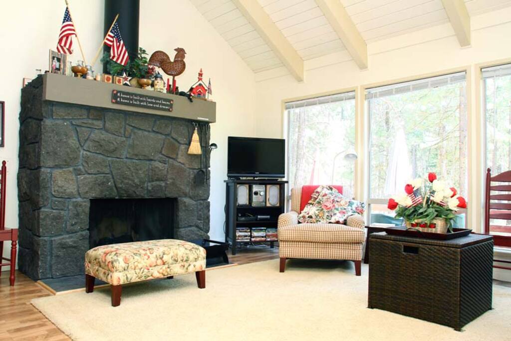 Downstairs living area
