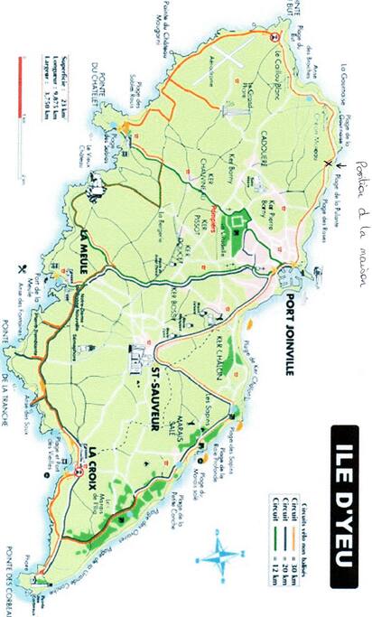 Positionnement de la maison sur la carte