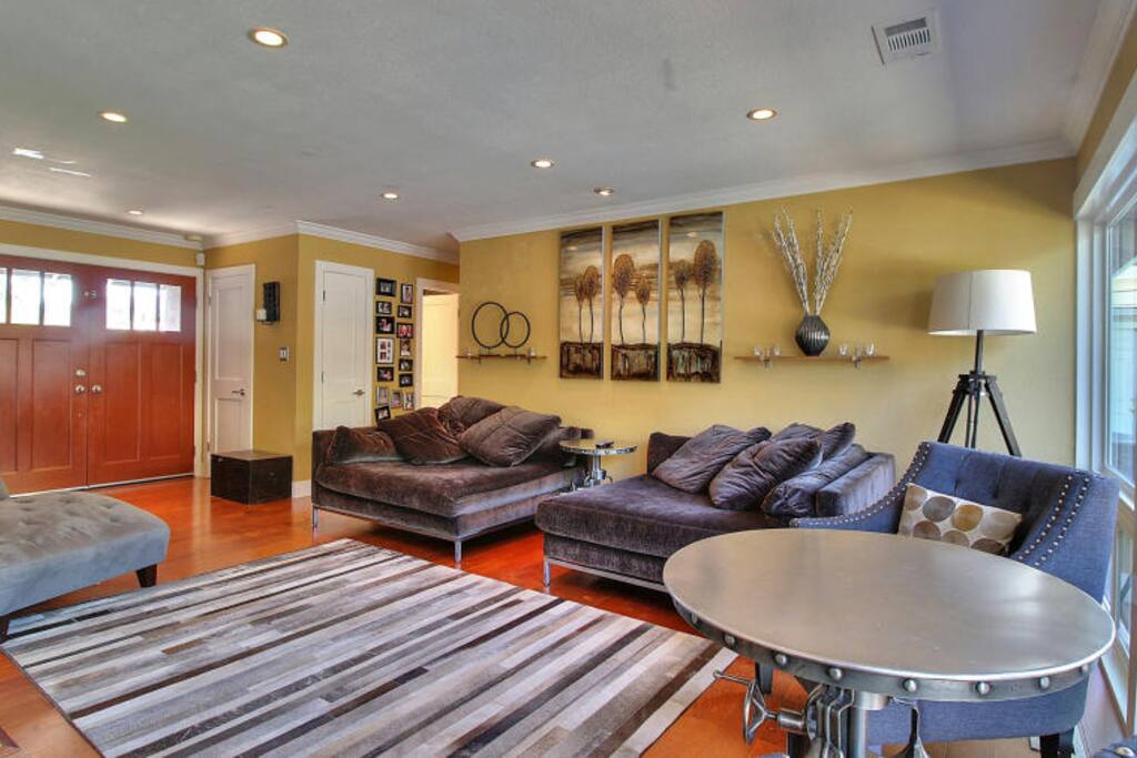 Two large 5x5 couches for additional sleeping