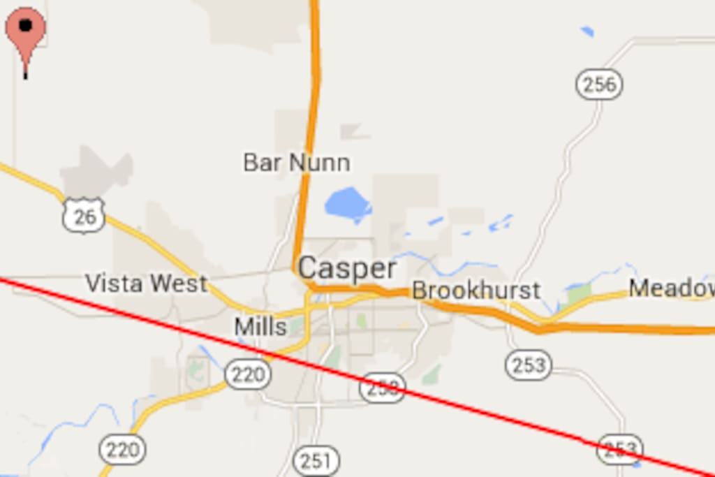 Located within 2 seconds of the Eclipse Center Line. Full viewing without city lights !!