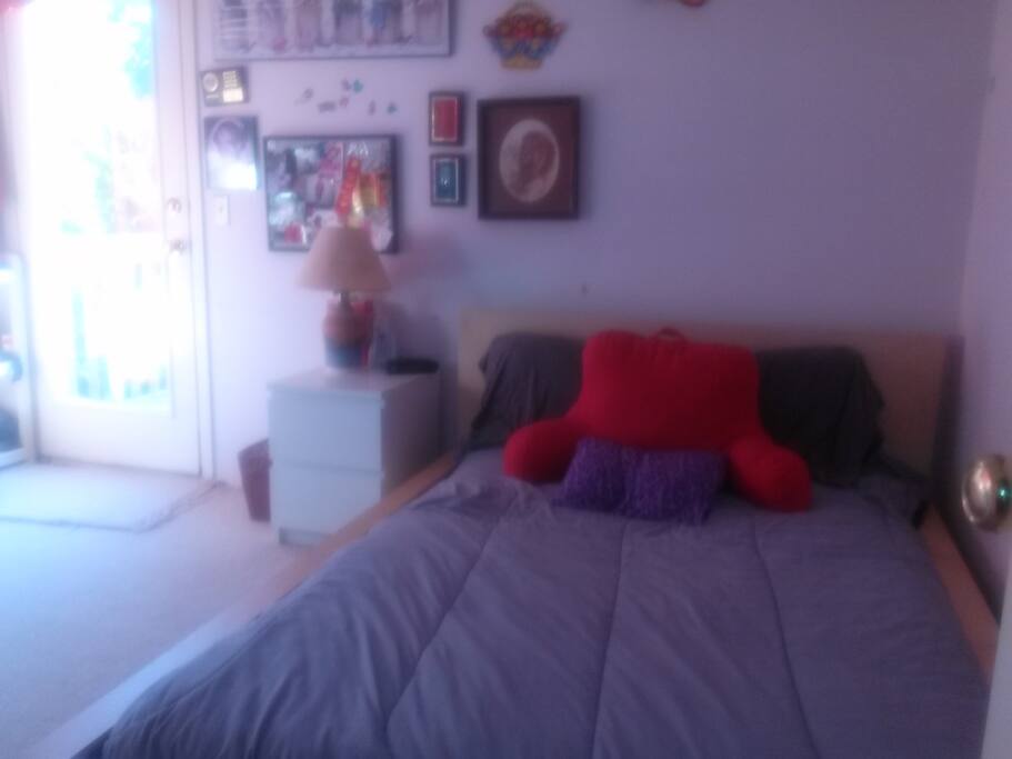 One of the private rooms.