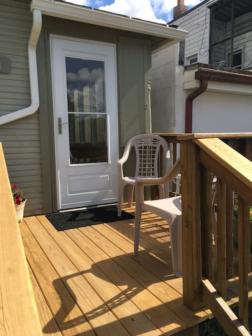Watch fireworks from the deck