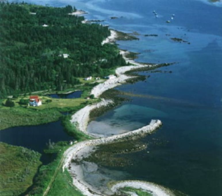 areal view of 48 Penney's rd