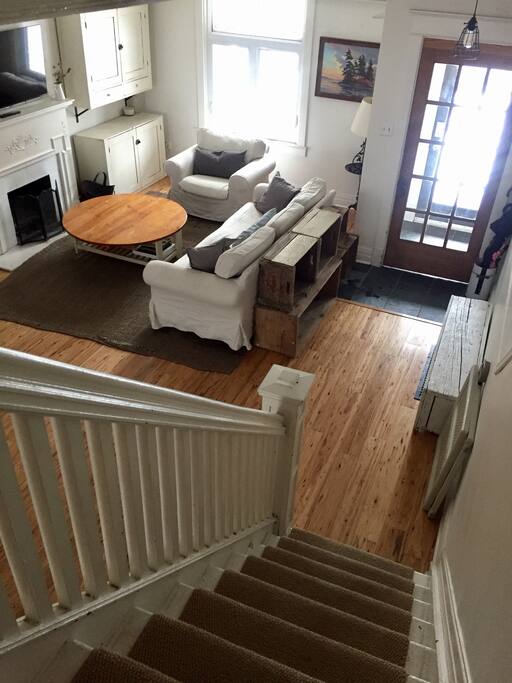 Relaxed main floor setup with SmartTV