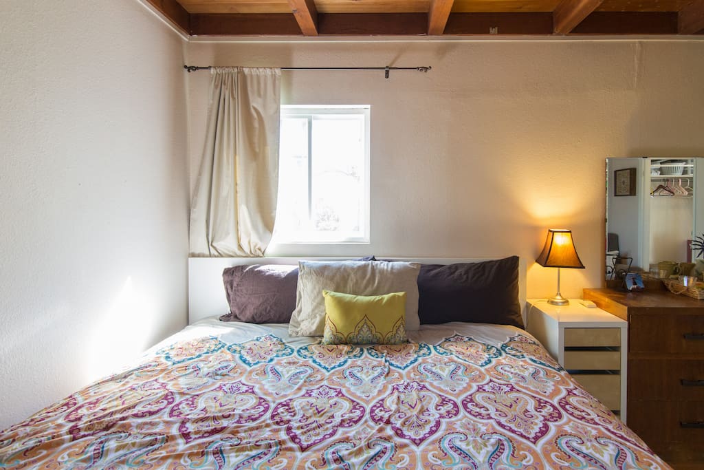 Eastern King size bed with a wonderful pillowtop mattress for your comfort.