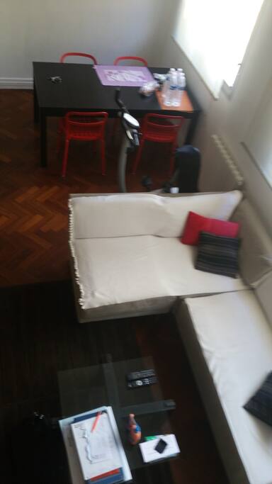 main room with sofa