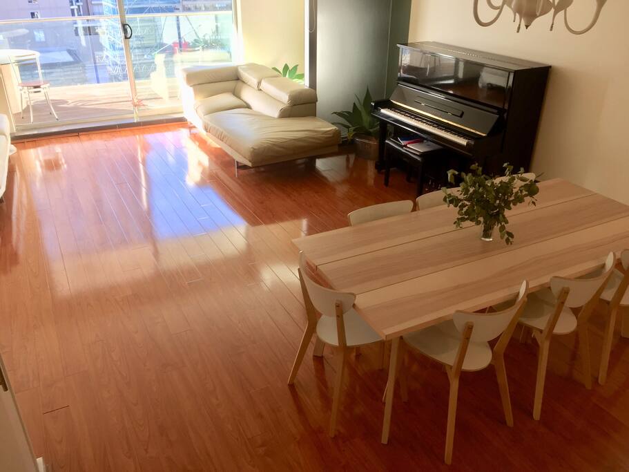 Downstairs living area