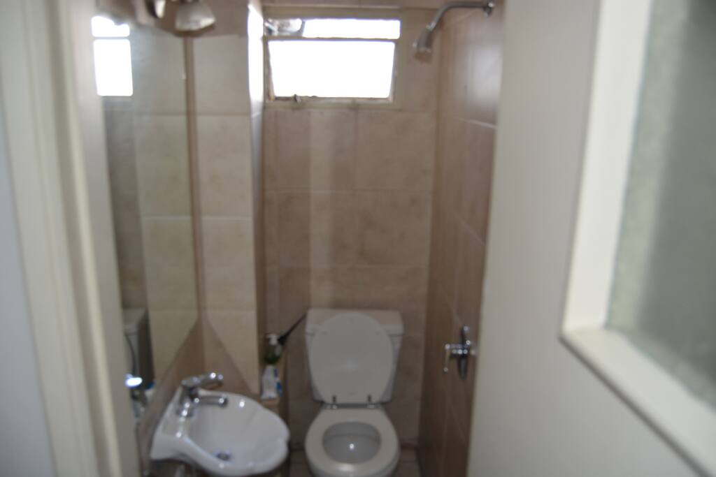 Toilete with shower