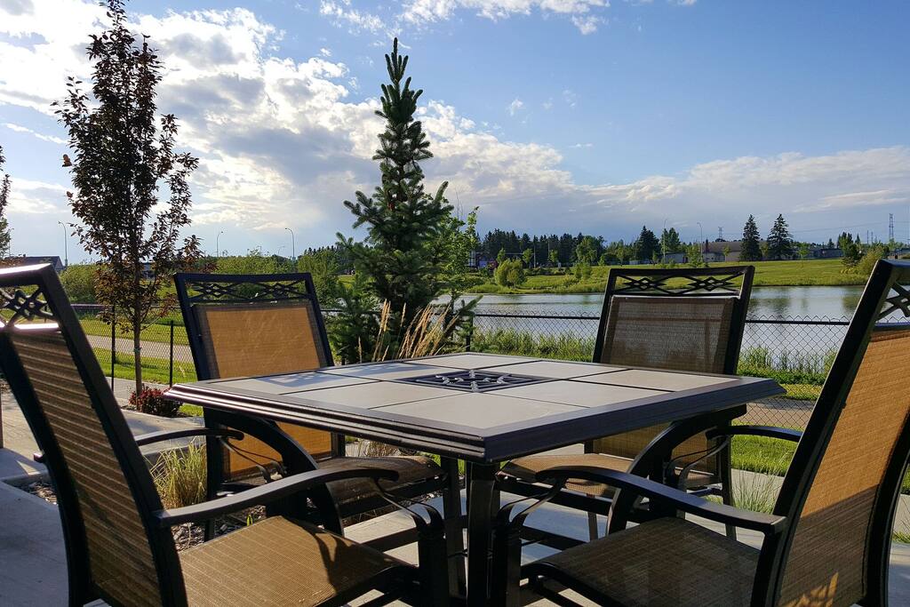 Patio, comfortable for 4-6 people