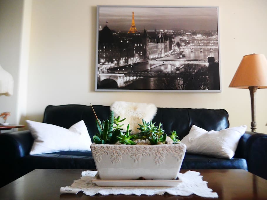Comfortable and modern living room area