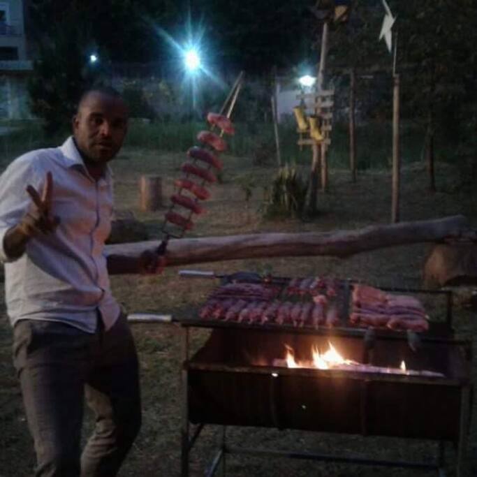 Espaço para churrasco