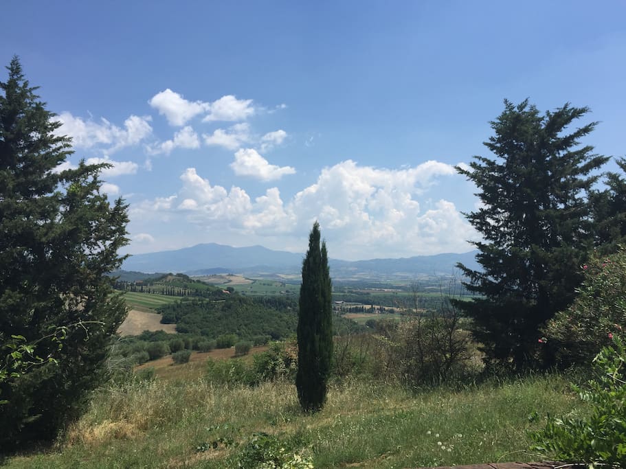 Blick nach Süden von Terrasse