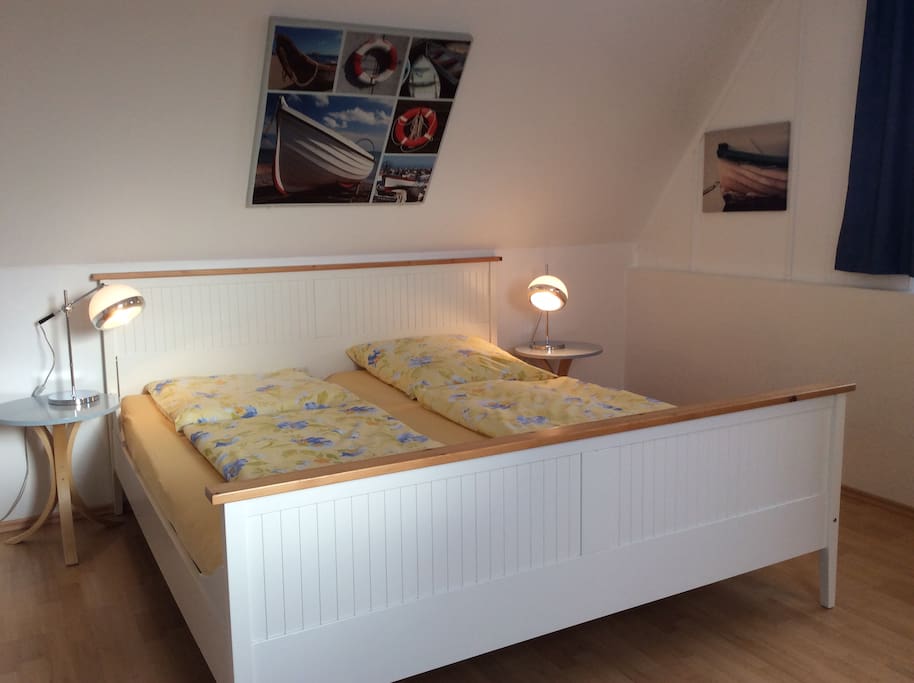 Das gemütliche Schlafzimmer unterm Dach