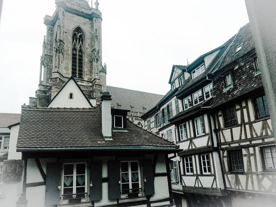 Vue de la chambre et du salon