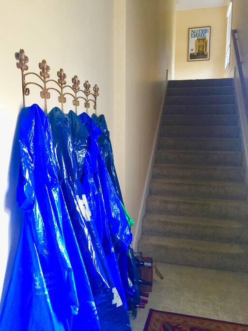 Entrance. Ponchos available.