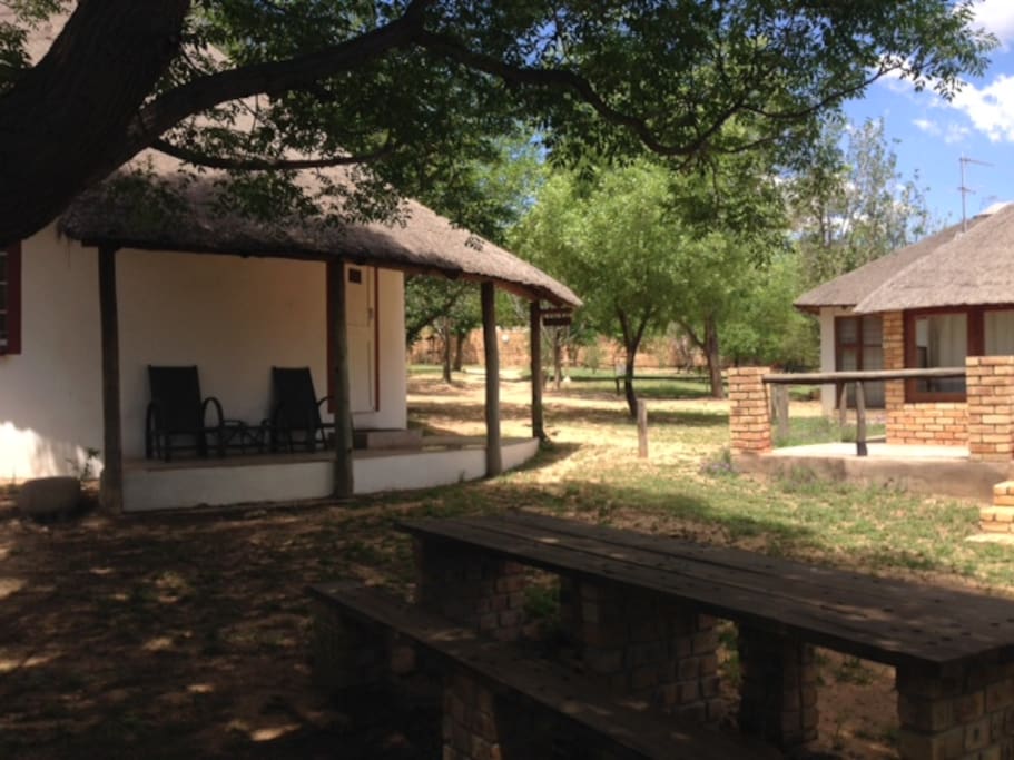 The bee-Eater Chalet - a traditional South African Rondawel
