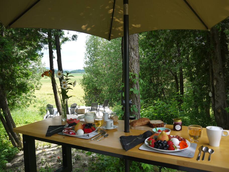 Breakfast is served - anytime - it's in your Airstream and waiting for you