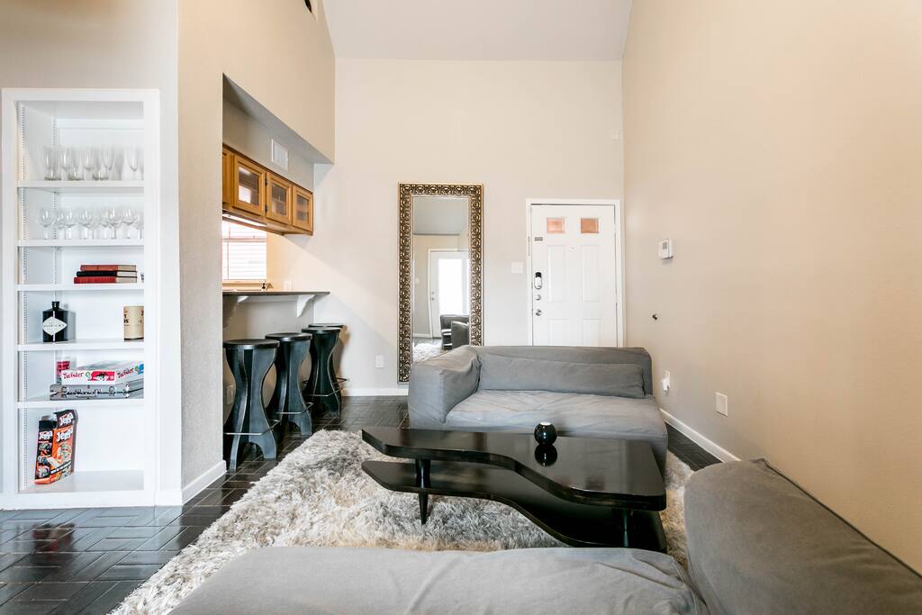 The Capitol Loft Entry and Living Space
