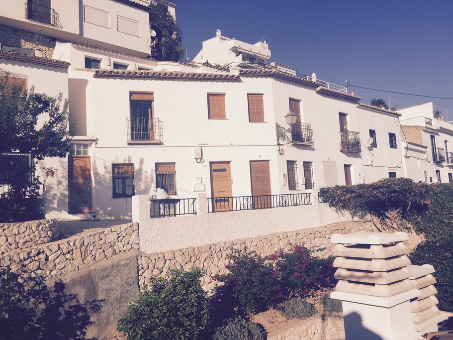 Backside view from the roof terrace