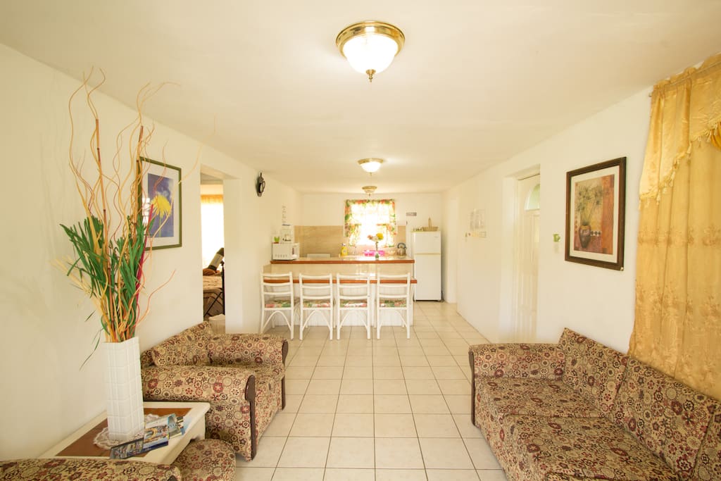 Open Plan living /dining area