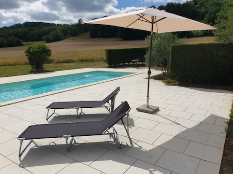 Fresh, modern Perigordian style house in Limeuil