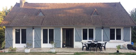 Cozy house surrounded by nature