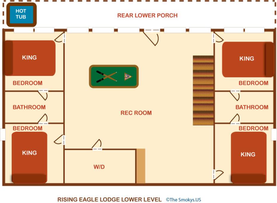 Rising Eagle Lodge-Lower Level
