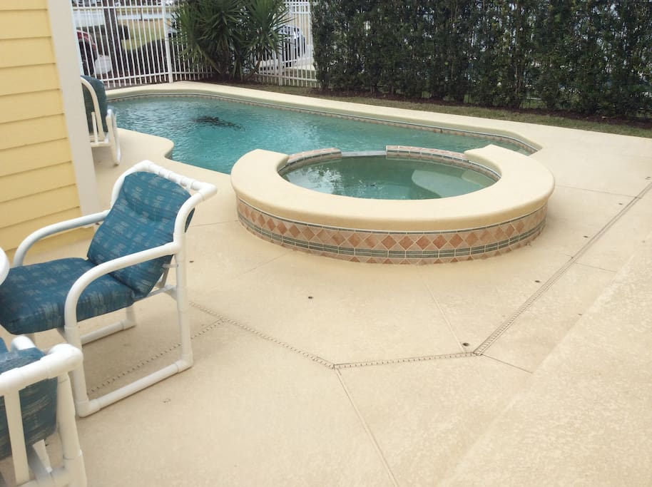 Private pool and spa.