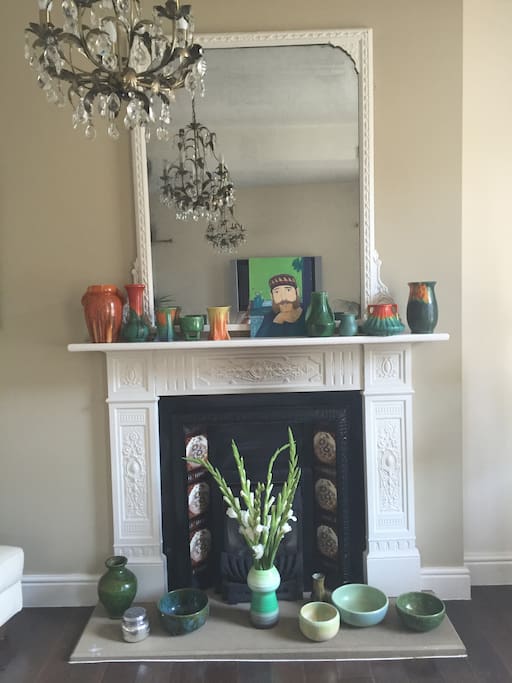 Original fireplace