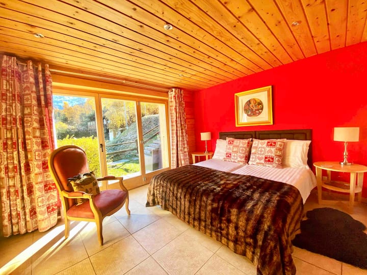 Vallon d’arby Suite: Bedroom made as a Kingsize. Beds can be separated. 