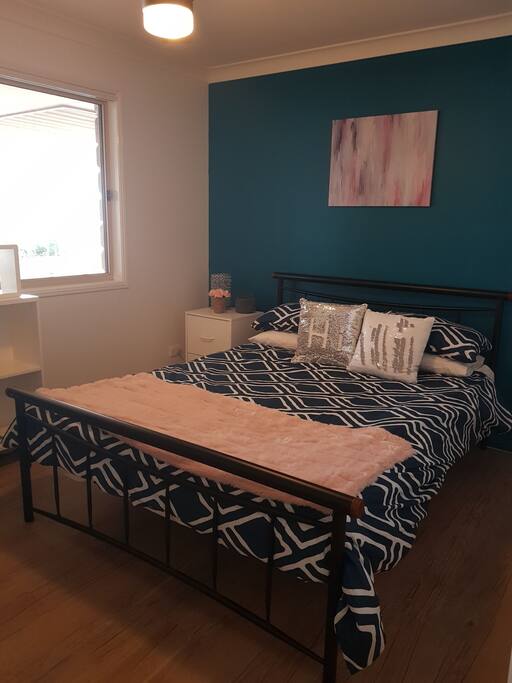 Private bedroom with Queen bed.