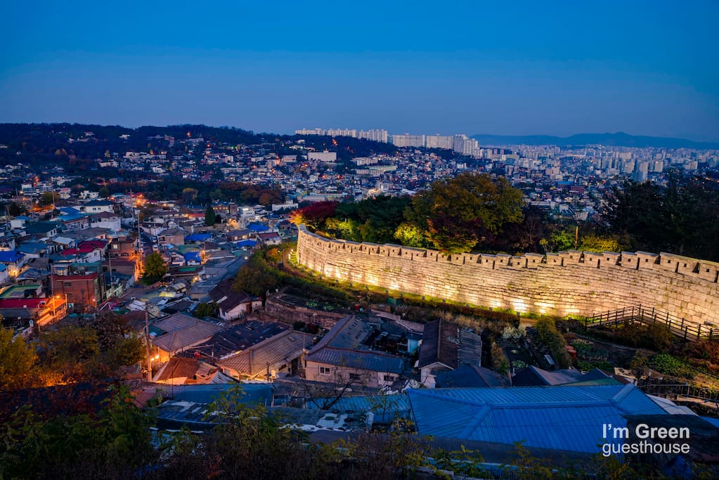 Bukjeong village view : I'm Green located