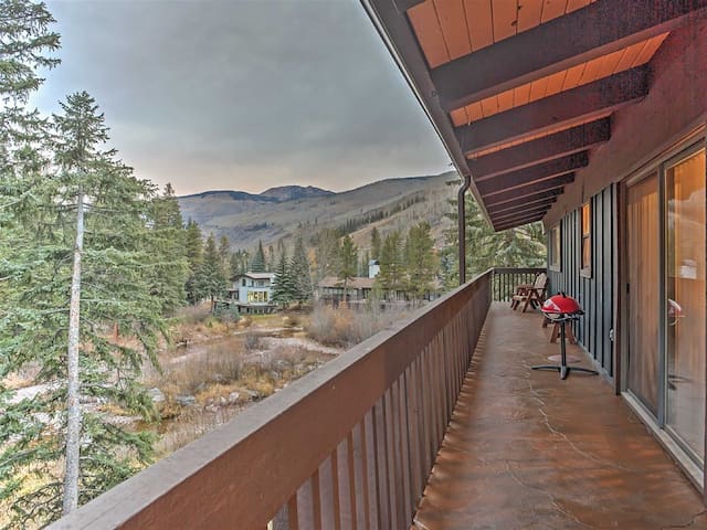 !Vail 1BR+Loft BR w/ Mtn/Creek Views!-free shuttle