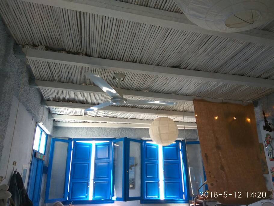 The traditional ceiling
