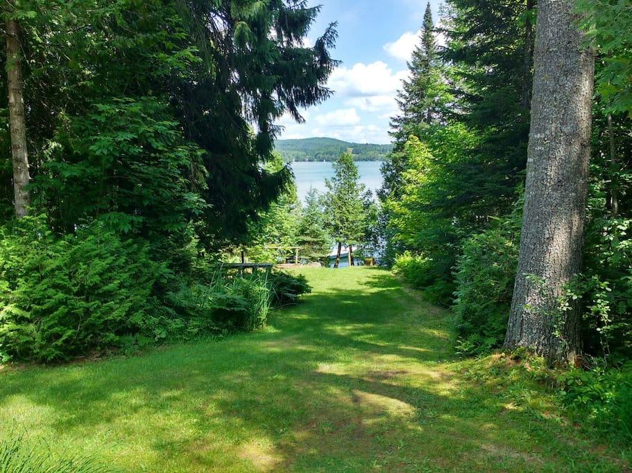 Front Yard down to Dock
