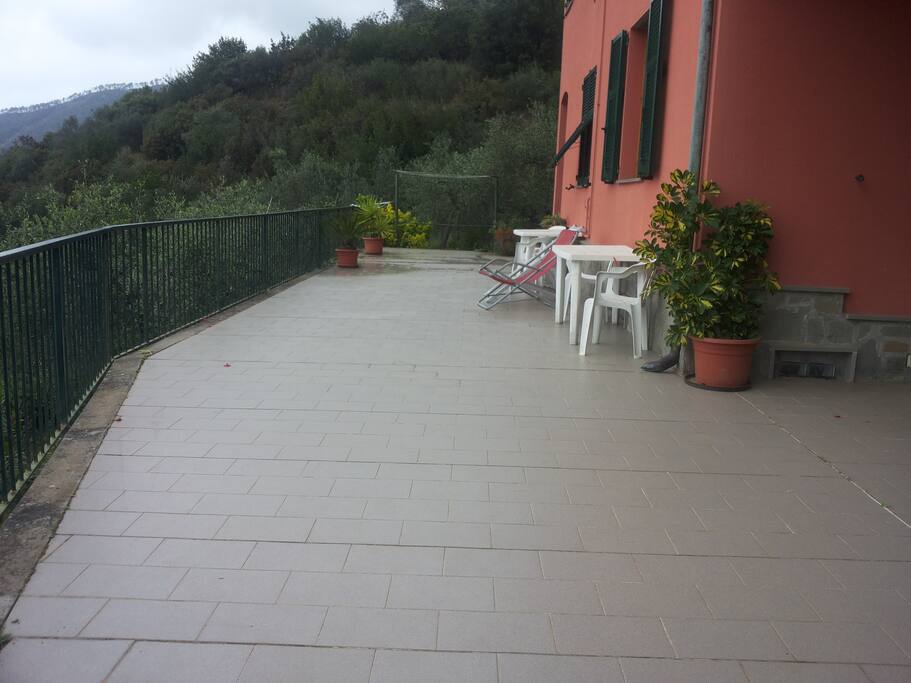 Terrace in the front