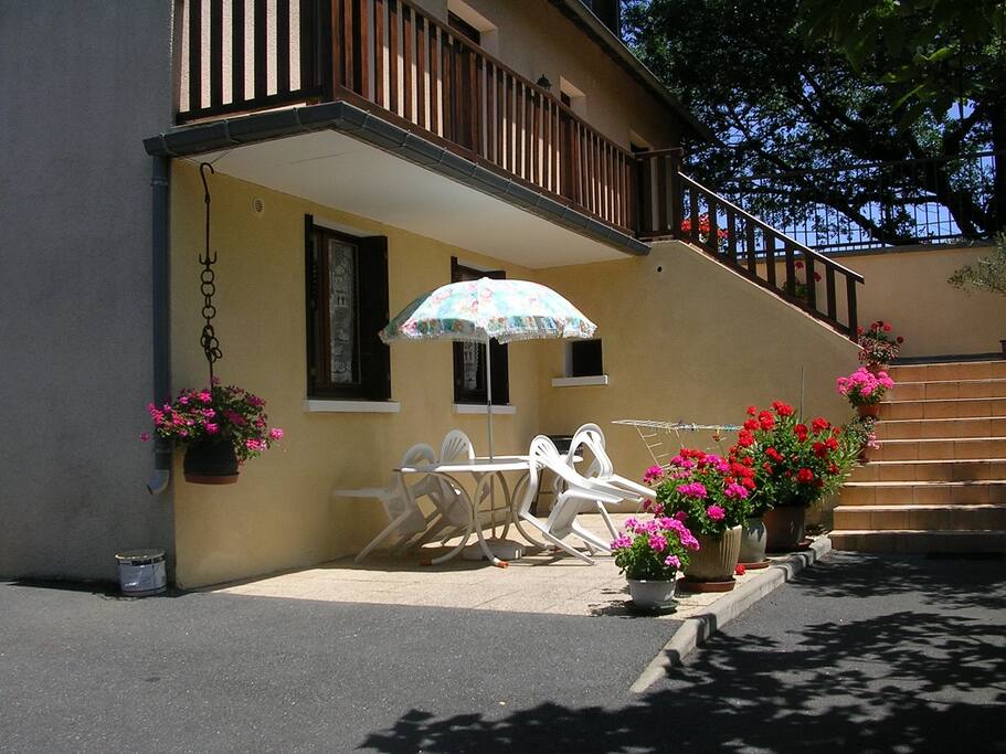 La terrasse privée