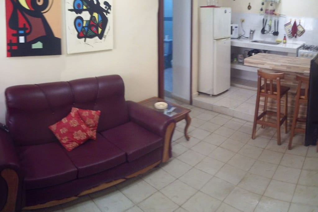 Esta es el área social de nuestro apartamento