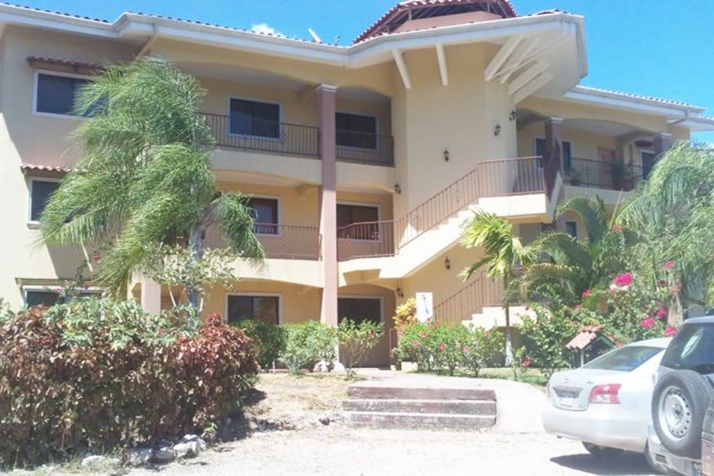 Front parking area