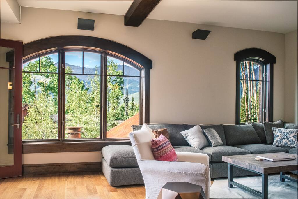 Picturesque Views from the Dining Area and Kitchen