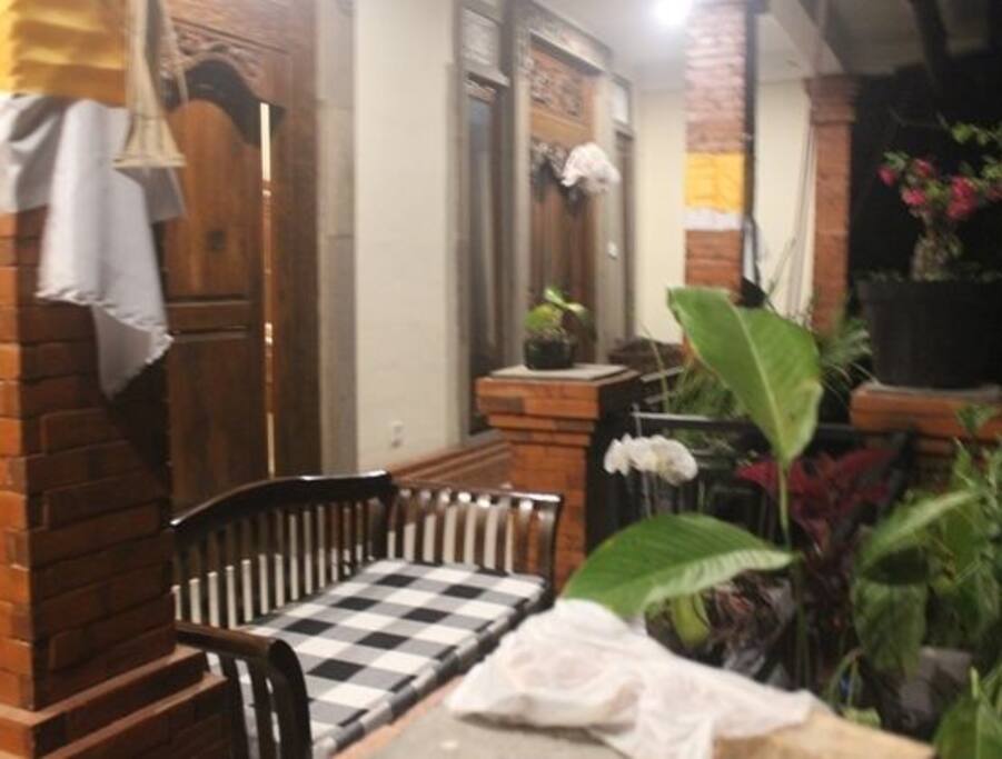 Onto your private patio