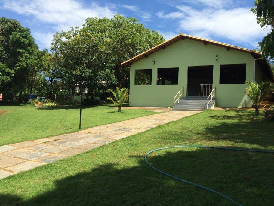 Salão de festa e área gourmert.